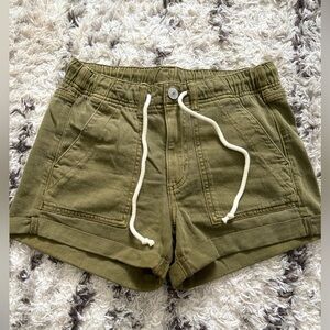 Olive Green Women's Shorts